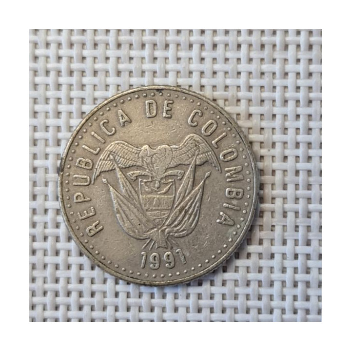 Colombia 50 Pesos 1991 KM-283 VF