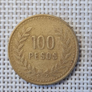 Colombia 100 Pesos 1993 KM-285 VF