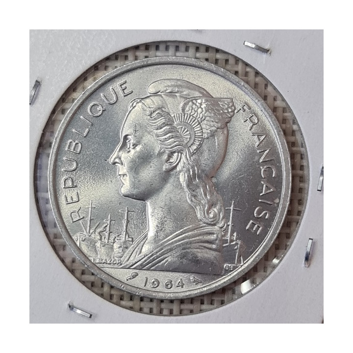 Comoros 5 Francs 1964 KM-6 UNC