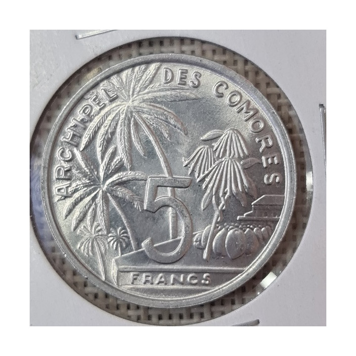 Comoros 5 Francs 1964 KM-6 UNC