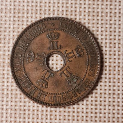 Congo Free State 5 Centimes 1888 KM-3 XF