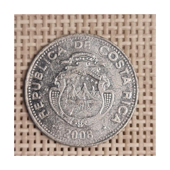 Costa Rica 5 Colones 2008 KM-227 VF