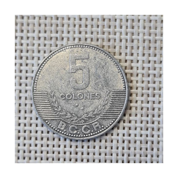 Costa Rica 5 Colones 2012 KM-227 VF