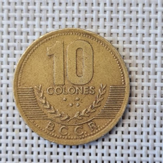 Costa Rica 10 Colones 1997 KM-228a VF