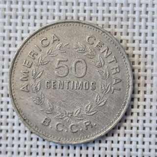 Costa Rica 50 Céntimos 1976 KM-189.3 VF
