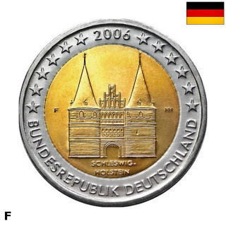 Germany 2 Euro 2006 F "Schleswig-Holstein" UNC