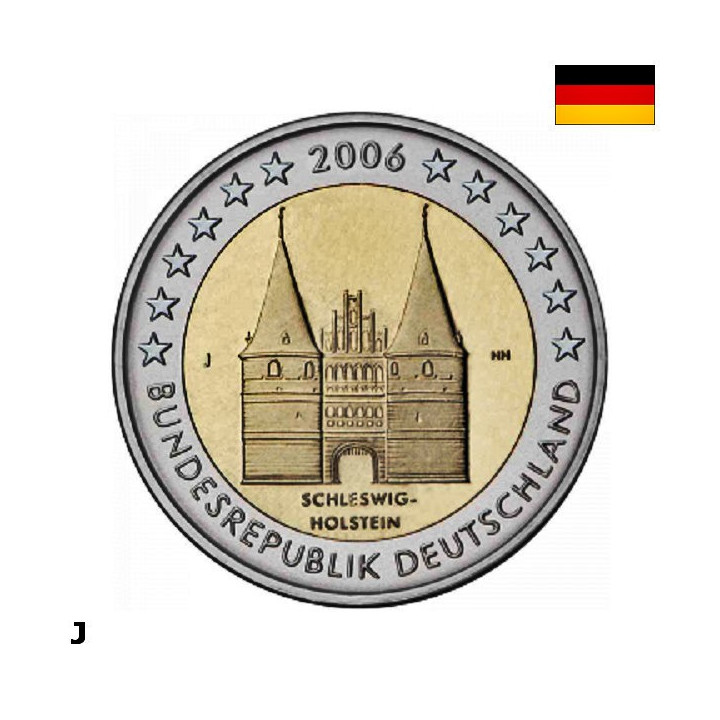 Germany 2 Euro 2006 J "Schleswig-Holstein" UNC