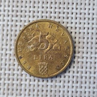Croatia 5 Lipa 1999 KM-5 VF