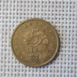 Croatia 5 Lipa 2002 KM-15 VF