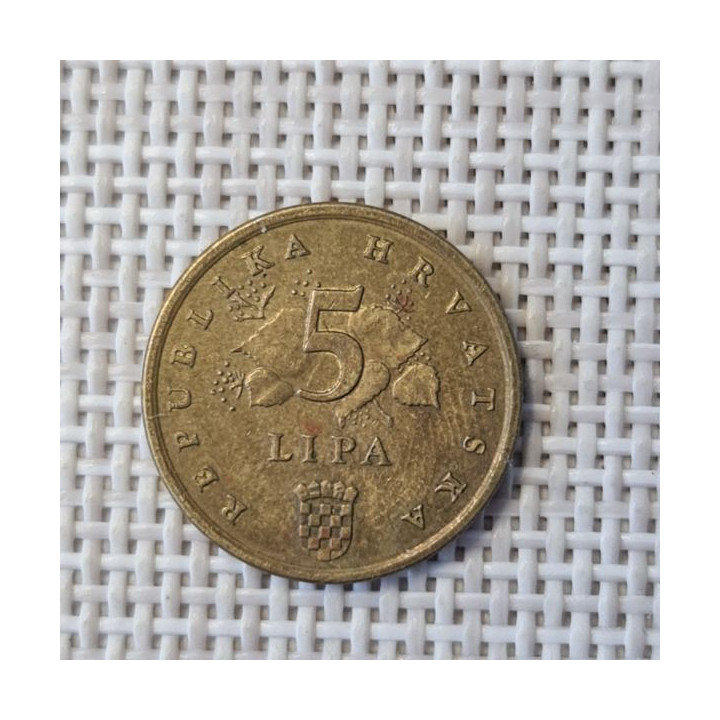 Croatia 5 Lipa 2002 KM-15 VF