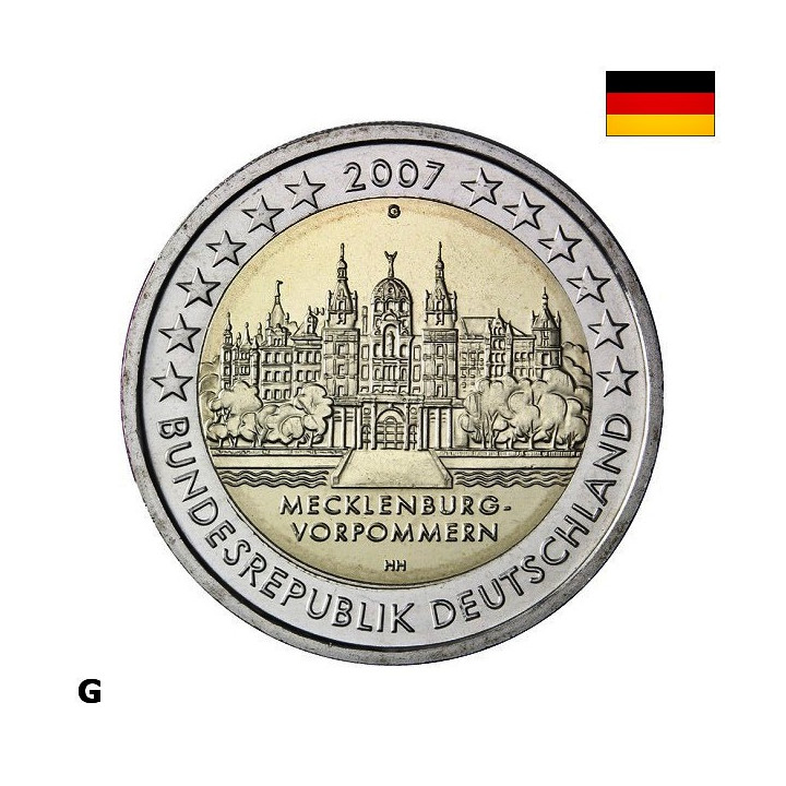Germany 2 Euro 2007 G "Mecklenburg-Vorpommern" UNC