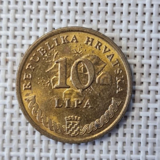 Croatia 10 Lipa 1993 KM-6 VF