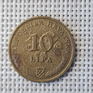 Croatia 10 Lipa 2001 KM-6 VF