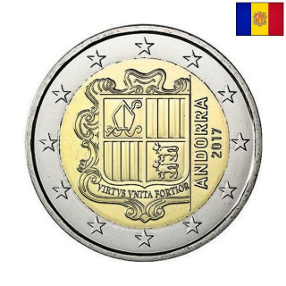 Andorra 2 Euro 2017 KM-527 UNC