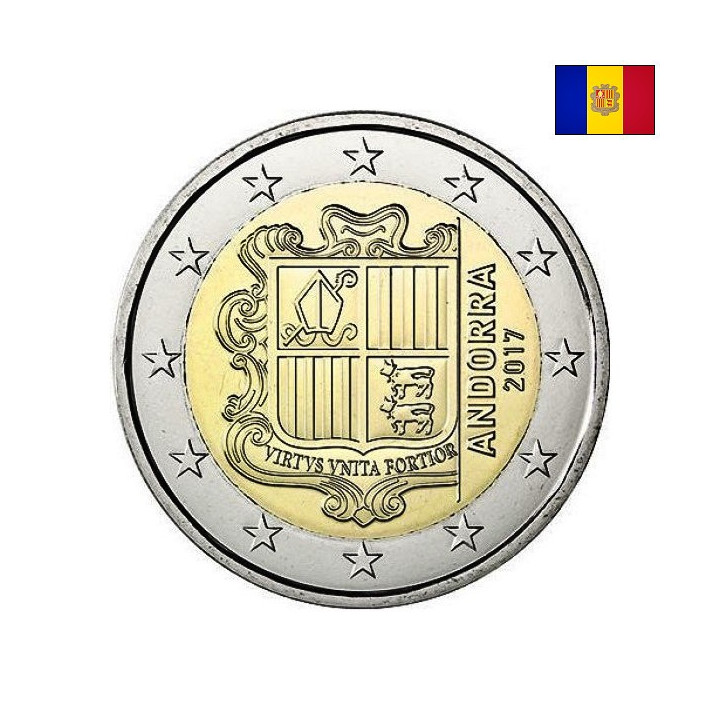 Andorra 2 Euro 2017 KM-527 UNC