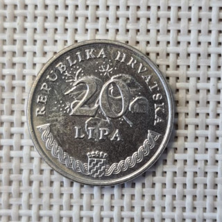 Croatia 20 Lipa 1993 KM-7 VF