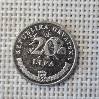 Croatia 20 Lipa 2001 KM-7 VF