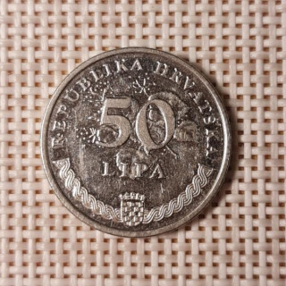 Croatia 50 Lipa 2001 KM-8 VF