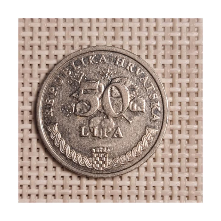 Croatia 50 Lipa 2005 KM-8 VF