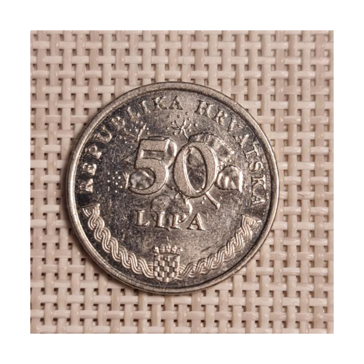 Croatia 50 Lipa 2007 KM-8 VF