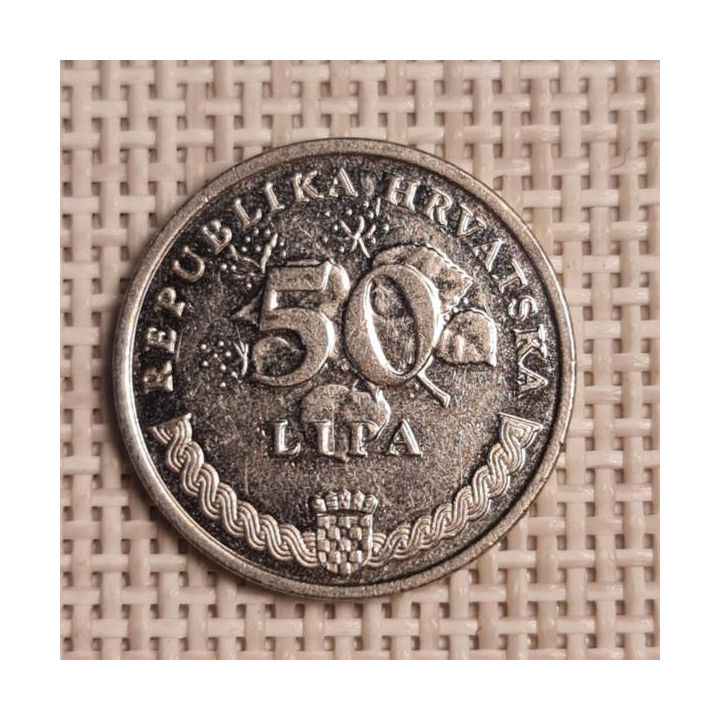 Croatia 50 Lipa 2009 KM-8 VF