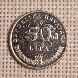 Croatia 50 Lipa 2011 KM-8 VF