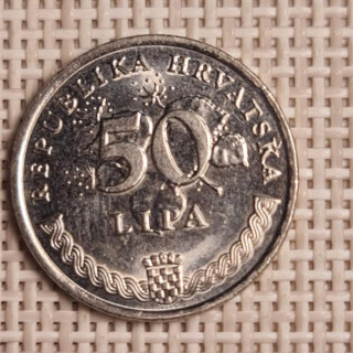 Croatia 50 Lipa 2013 KM-8 VF