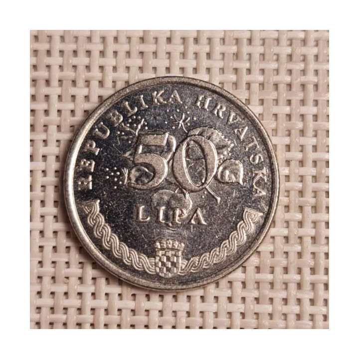 Croatia 50 Lipa 2015 KM-8 VF