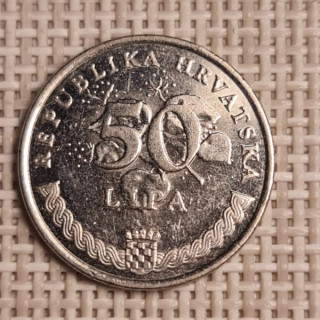 Croatia 50 Lipa 2012 KM-19 VF