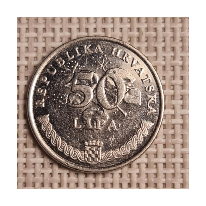 Croatia 50 Lipa 2012 KM-19 VF