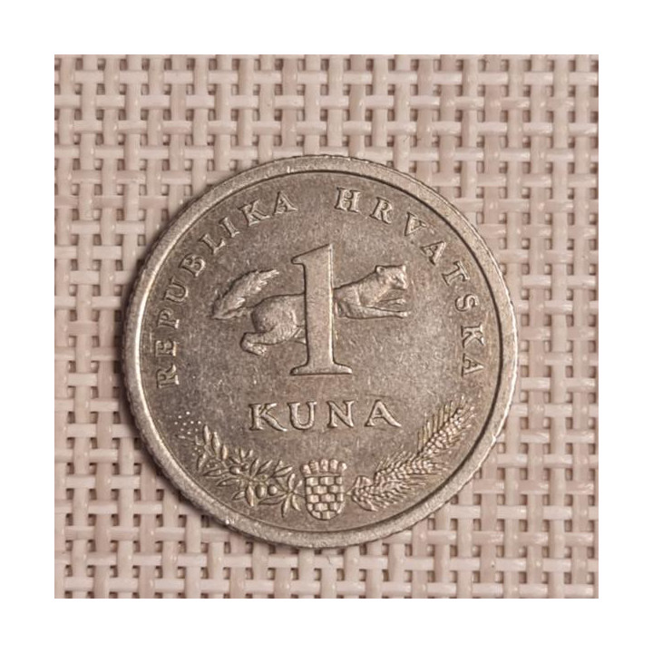 Croatia 1 Kuna 2005 KM-9.1 VF
