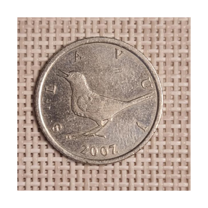 Croatia 1 Kuna 2007 KM-9.1 VF