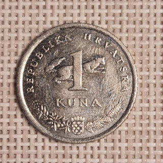 Croatia 1 Kuna 2009 KM-9.1 VF