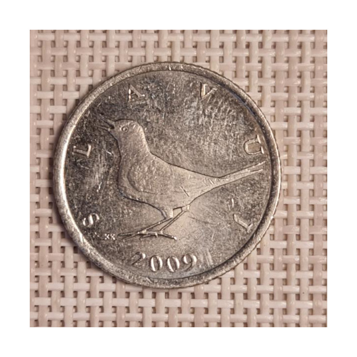 Croatia 1 Kuna 2009 KM-9.1 VF