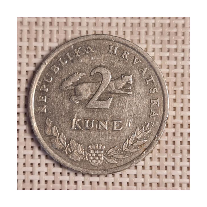 Croatia 2 Kune 2003 KM-10 VF