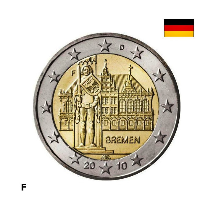 Germany 2 Euro 2010 F "Bremen" UNC