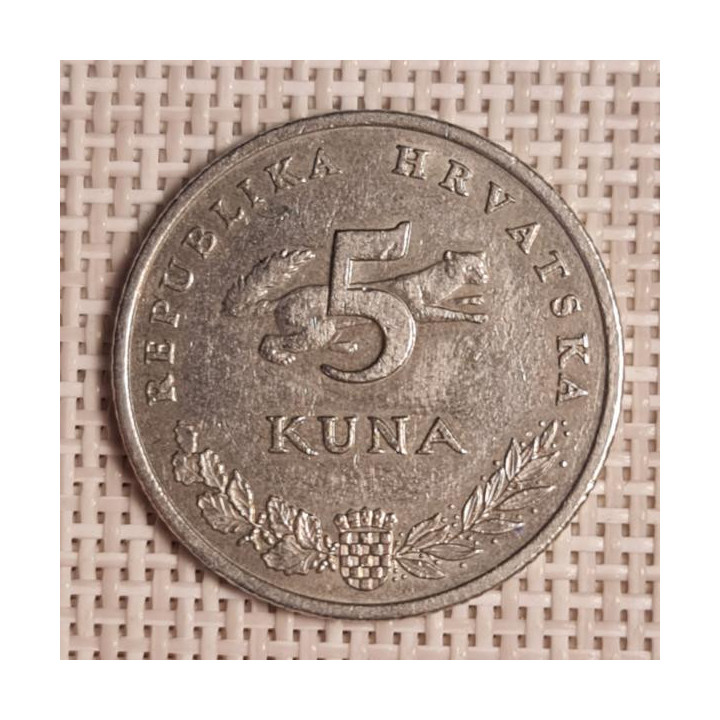 Croatia 5 Kuna 1993 KM-11 VF