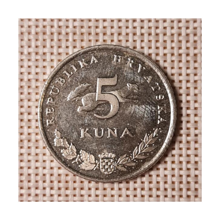 Croatia 5 Kuna 2011 KM-11 VF