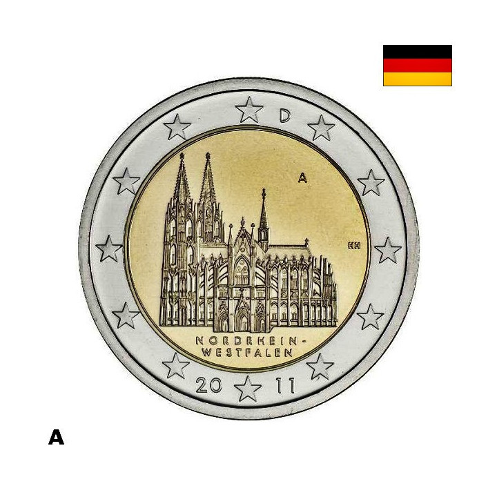 Germany 2 Euro 2011 A "Westphalia" UNC