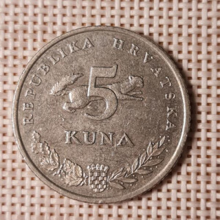 Croatia 5 Kuna 2000 KM-23 VF