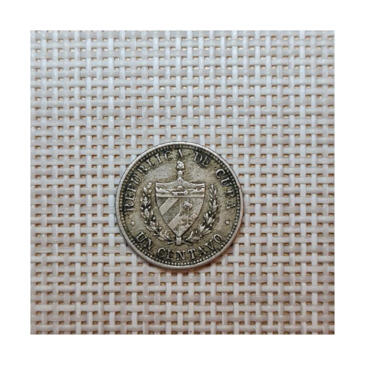 Cuba 1 Centavo 1916 KM-9.1 VF