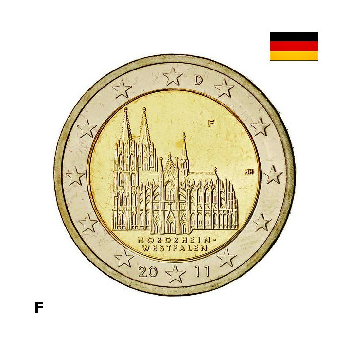 Germany 2 Euro 2011 F "Westphalia" UNC