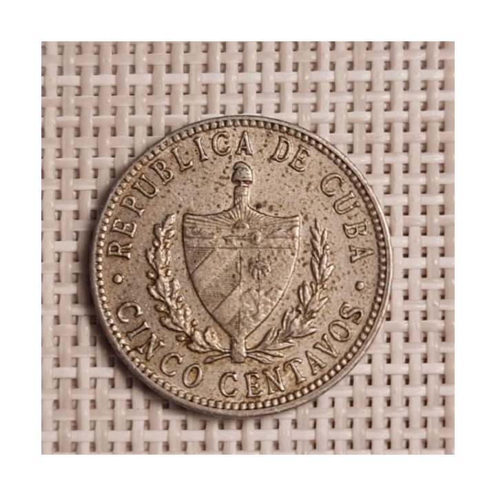 Cuba 5 Centavos 1946 KM-11.3 VF