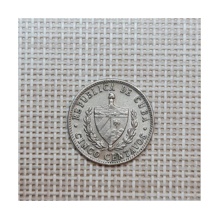 Cuba 5 Centavos 1961 KM-11.3 VF