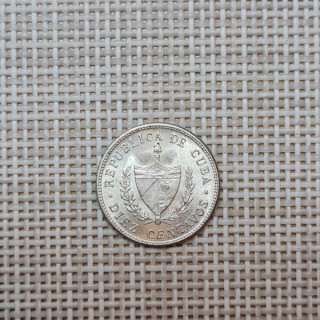 Cuba 10 Centavos 1948 KM-A12 XF/AU