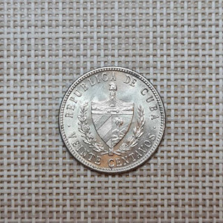 Cuba 20 Centavos 1949 KM-13 XF