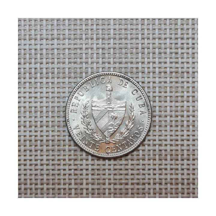 Cuba 20 Centavos 1949 KM-13 XF