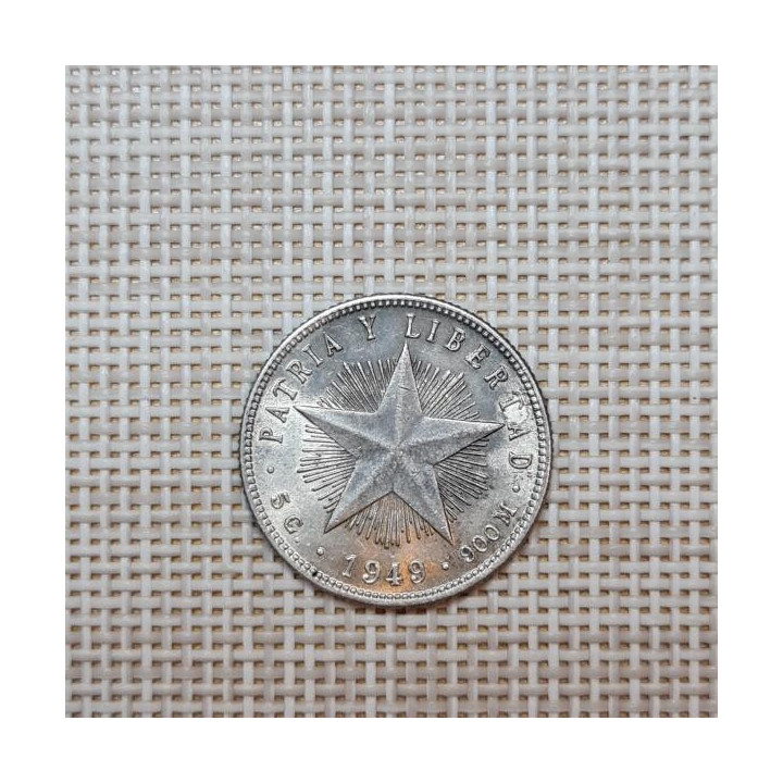 Cuba 20 Centavos 1949 KM-13 XF