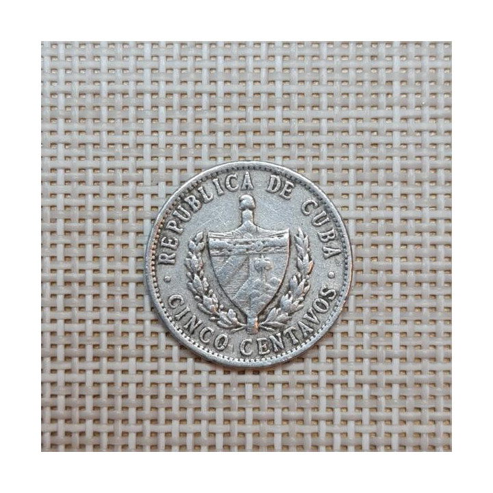 Cuba 5 Centavos 1963 KM-34 VF