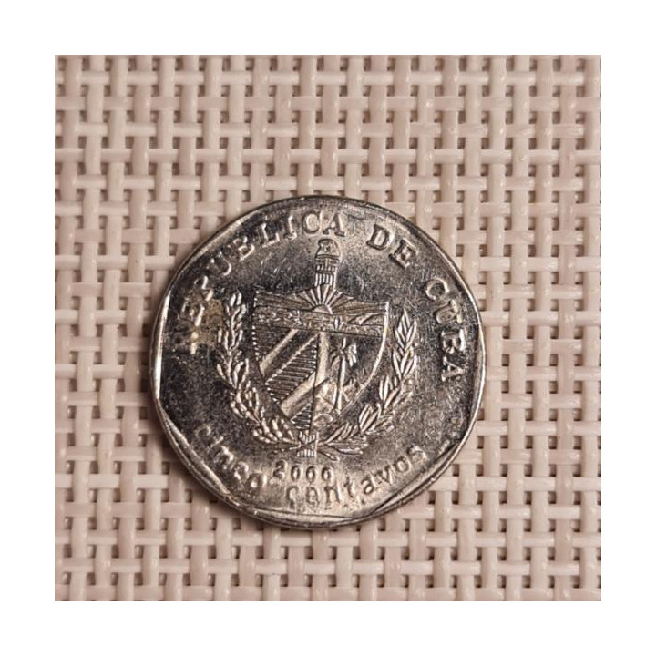 Cuba 5 Centavos 2000 KM-575.2 XF